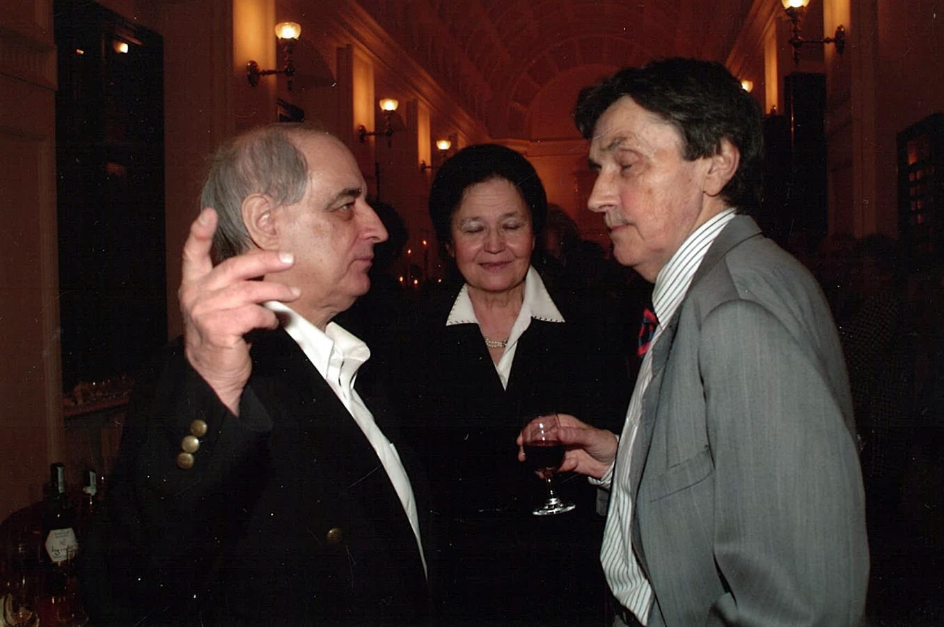 Z Adamem Kaczyńskim i żoną Anną, 2008